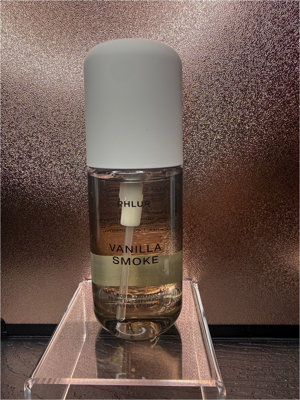 PHLUR Vanilla Smoke Hair & Body Fragrance Mist-Travel Size 3 oz / 90 mL
